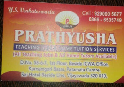 Prathyusha Home Tutions